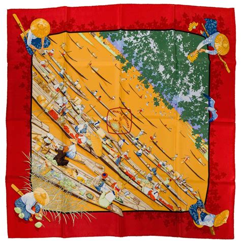 hermes scarves auction